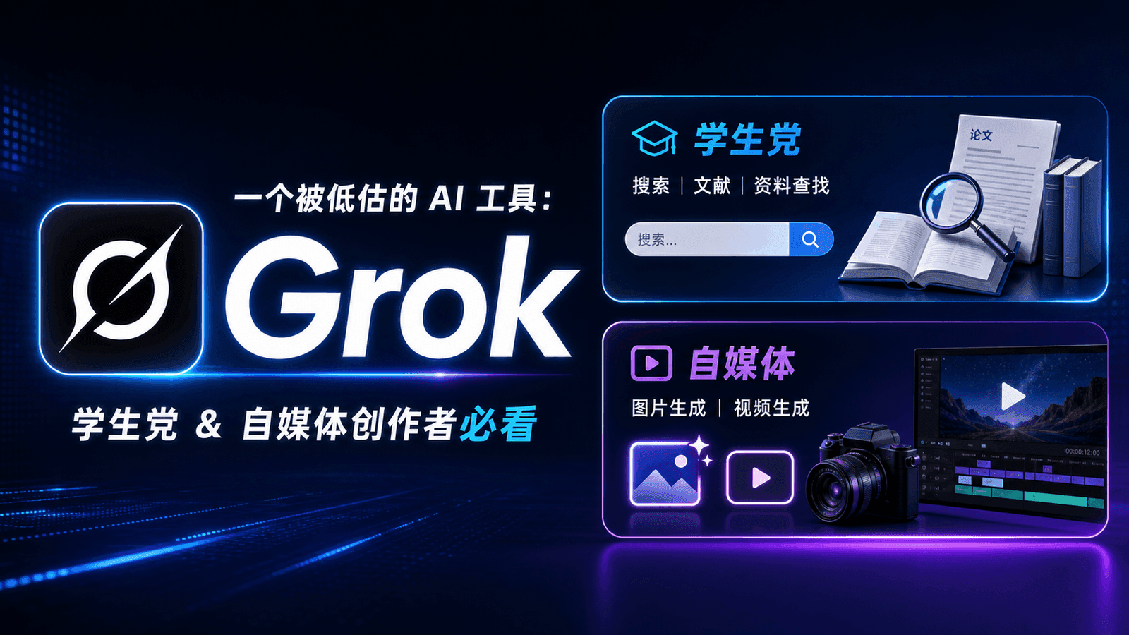 一个被低估的 AI 工具：Grok，学生党和自媒体创作者必看